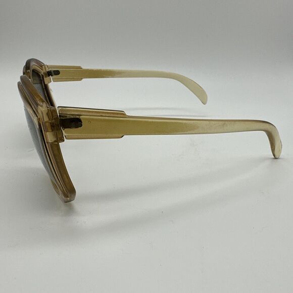 Cool Ray 137 Oversized Retro Fun Sunglasses 1960s Vtg Tawny Brown Plastic READ - Picture 3 of 9